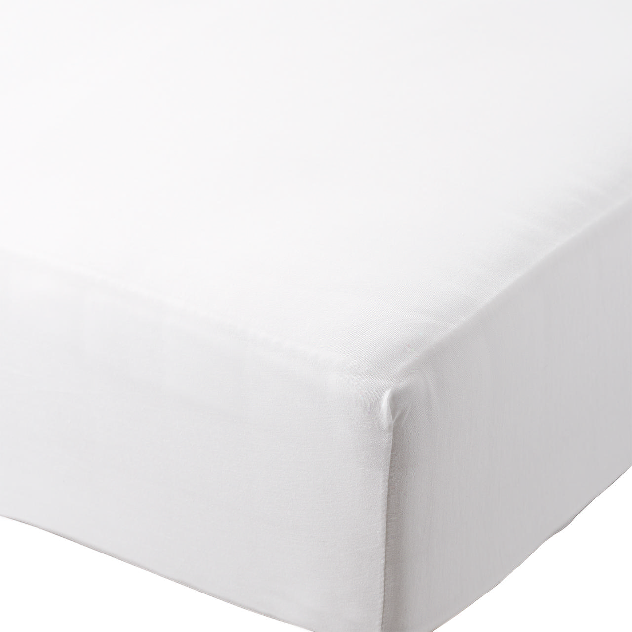 Uni interlock jersey sheet 878 in colour White