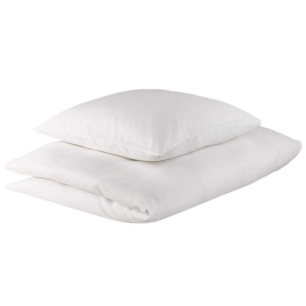 Verdi bed linen 592A in colour White