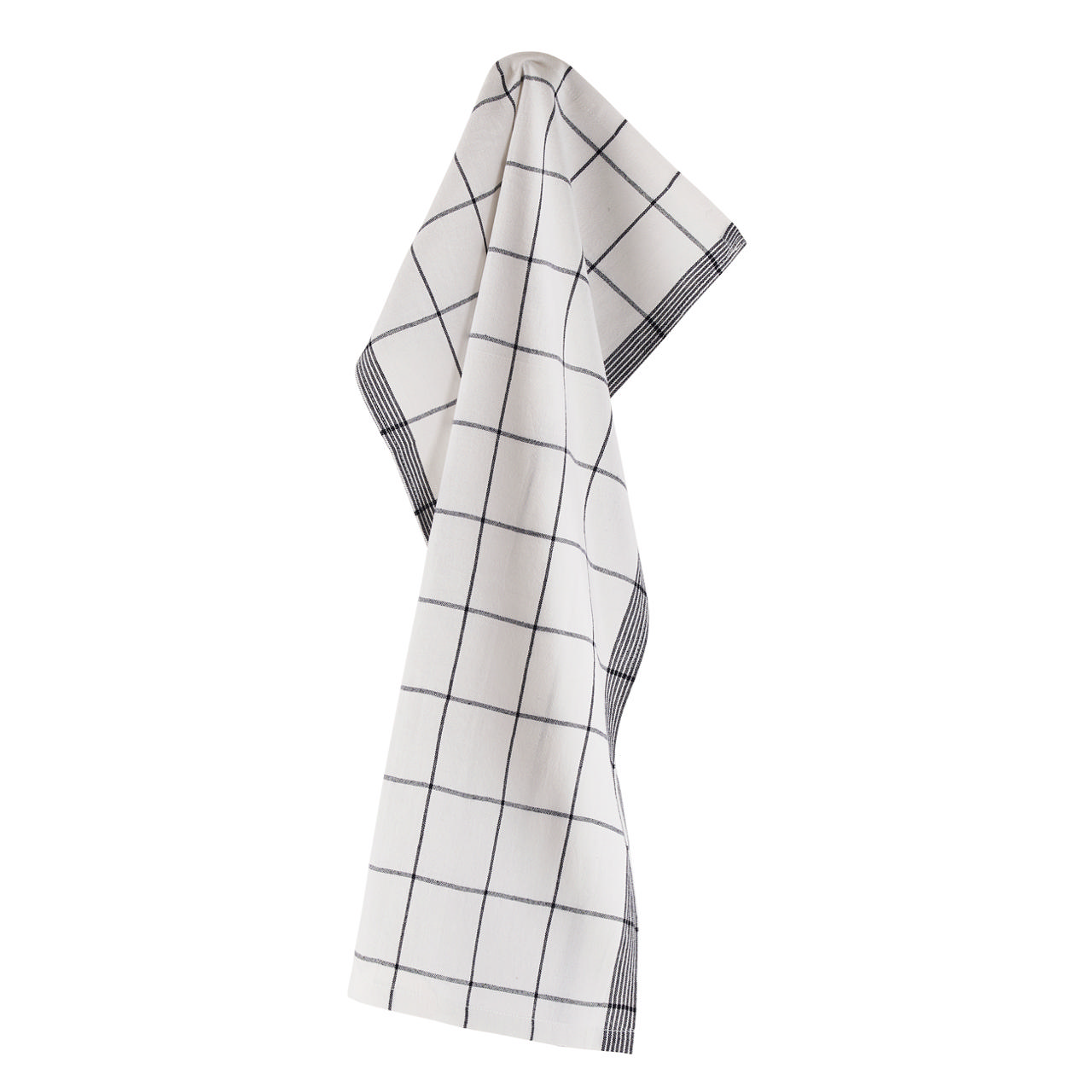 Brasserie tea towel 165 in colour Blueberry