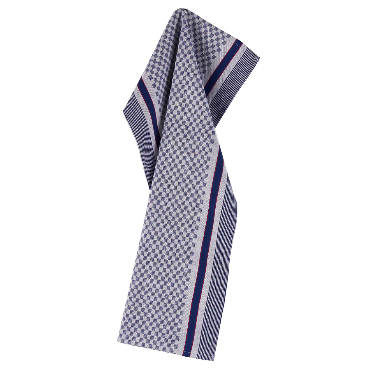 Industrial towel 197 in colour Blue/Red/White